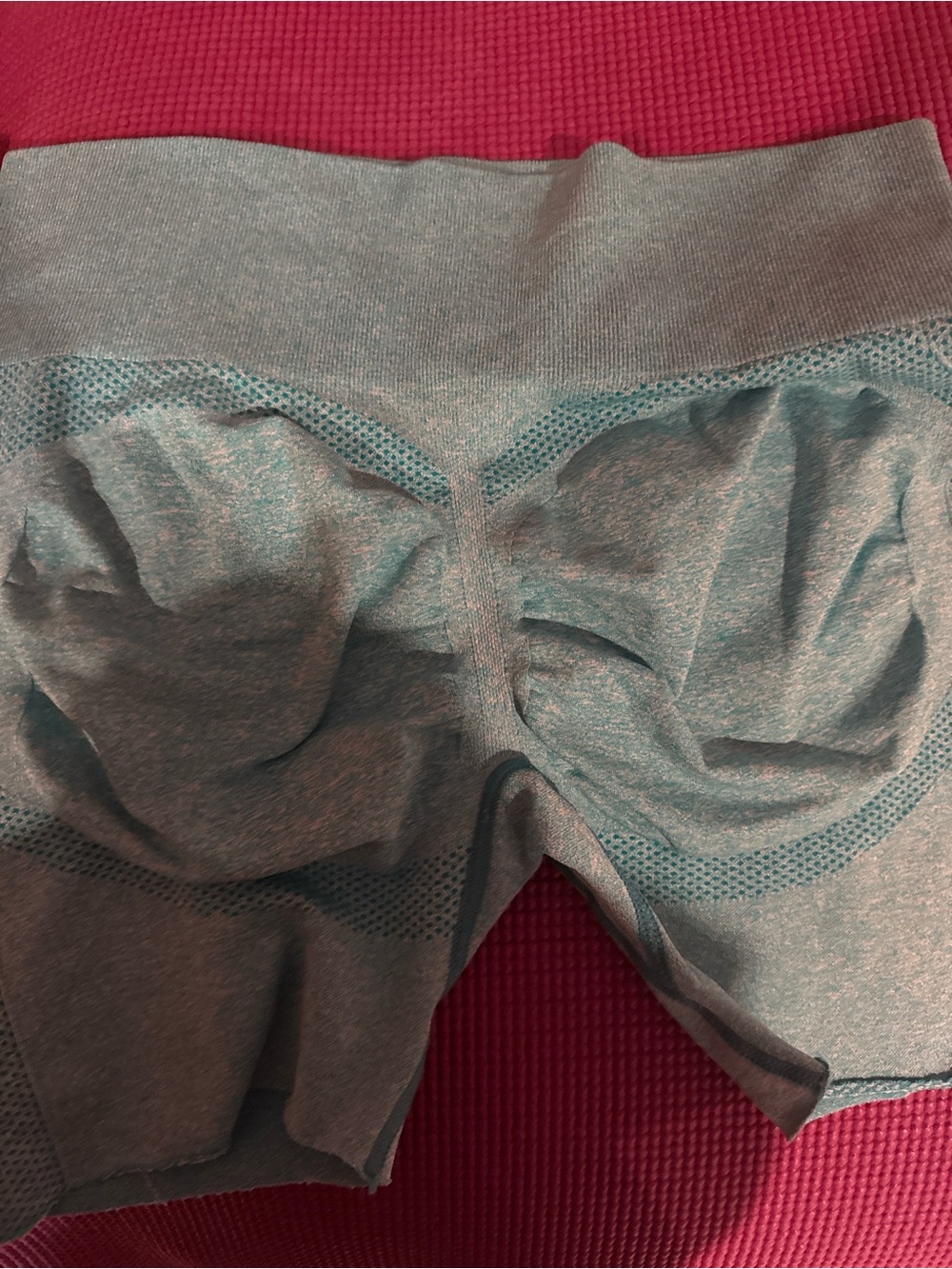 Seamless Light Teal Women’s Shorts